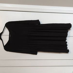 Black babydoll dress